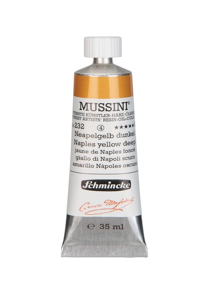 Schmincke MUSSINI® - finest artist's resin oil colors, Naples yellow dark - 35 ml - Image 1