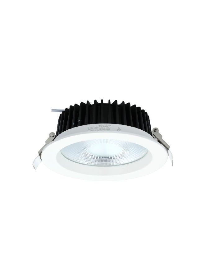 Lucio 20W 2000 Lumens Recessed LED COB Downlight Cool White 15.8 x 8.2 x 16 cm DR48B-20W-6500K  - Image 2