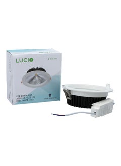 Lucio 20W 2000 Lumens Recessed LED COB Downlight Cool White 15.8 x 8.2 x 16 cm DR48B-20W-6500K  - Image 3