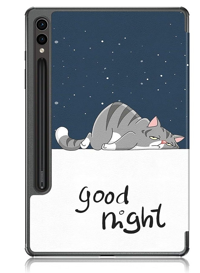 مويكسين حافظة لهاتف سامسونج جالاكسي تاب S9 بلس 12.4 بوصة نحيفة وخفيفة الوزن مع حامل ثلاثي الطي [نوم/تنبيه تلقائي] - Image 5