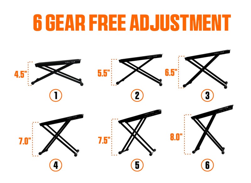 Softline Pro SP26 Foldable Metal Foot Rest Stand for Guitar Player - Image 5