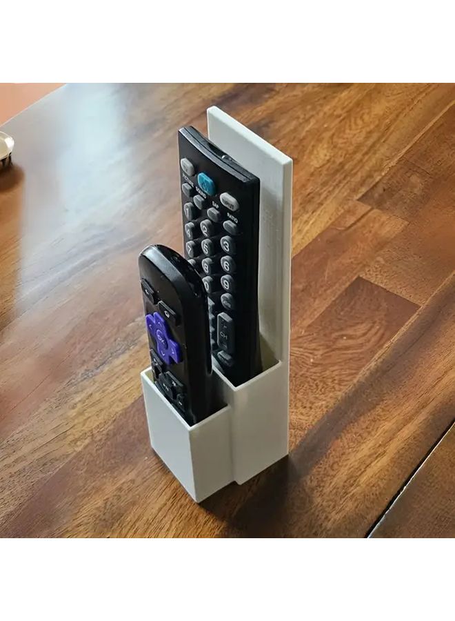 White Remote Control Wall Mount Bracket High Strength Plastic Modern - Image 3