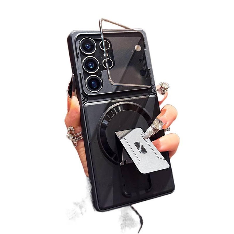 غطاء MagSafe | حامل قائم | TPU حماية من السقوط | مقاوم للصدمات لـ Samsung Galaxy S24 - Image 1