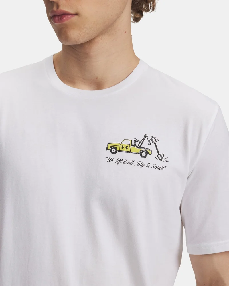 Under Armour White Men's Body Shop T-Shirt for Men | Best Price UAE