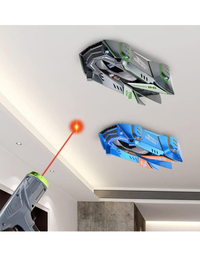 MissTiara - Zero Gravity Laser Laser Guided Wall Racer Wall Climbing Race Car Blue - Image 1