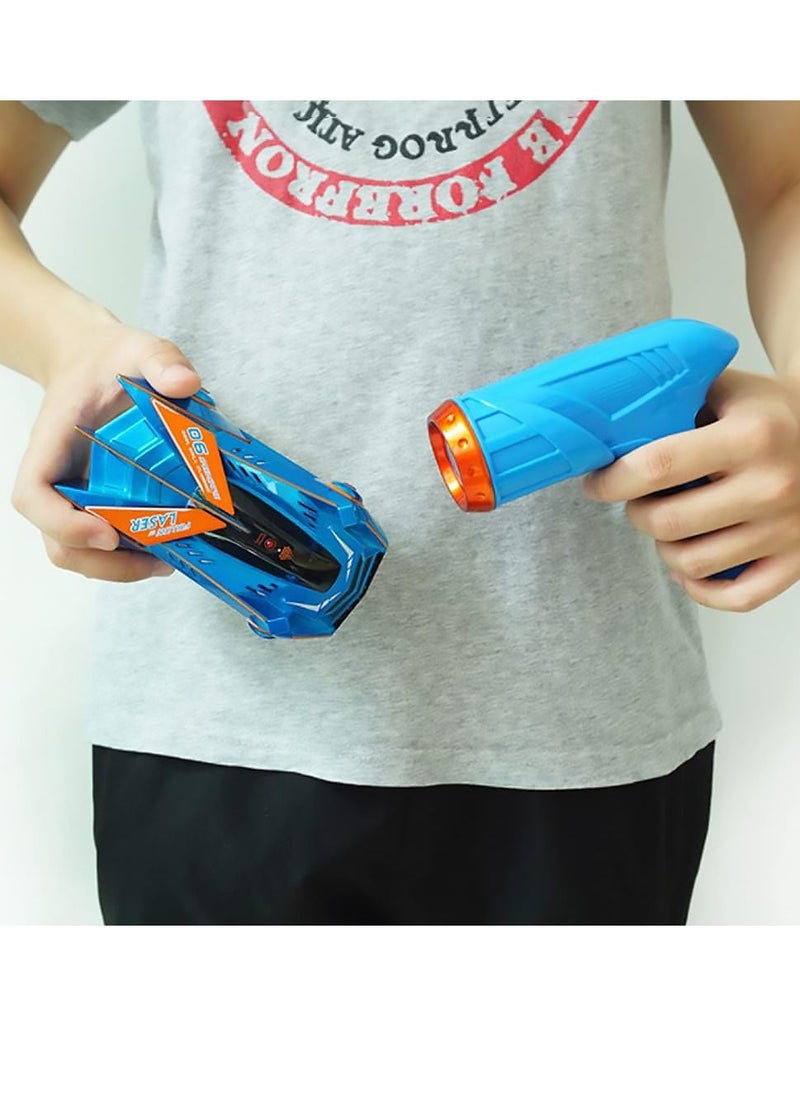 MissTiara - Zero Gravity Laser Laser Guided Wall Racer Wall Climbing Race Car Blue - Image 1