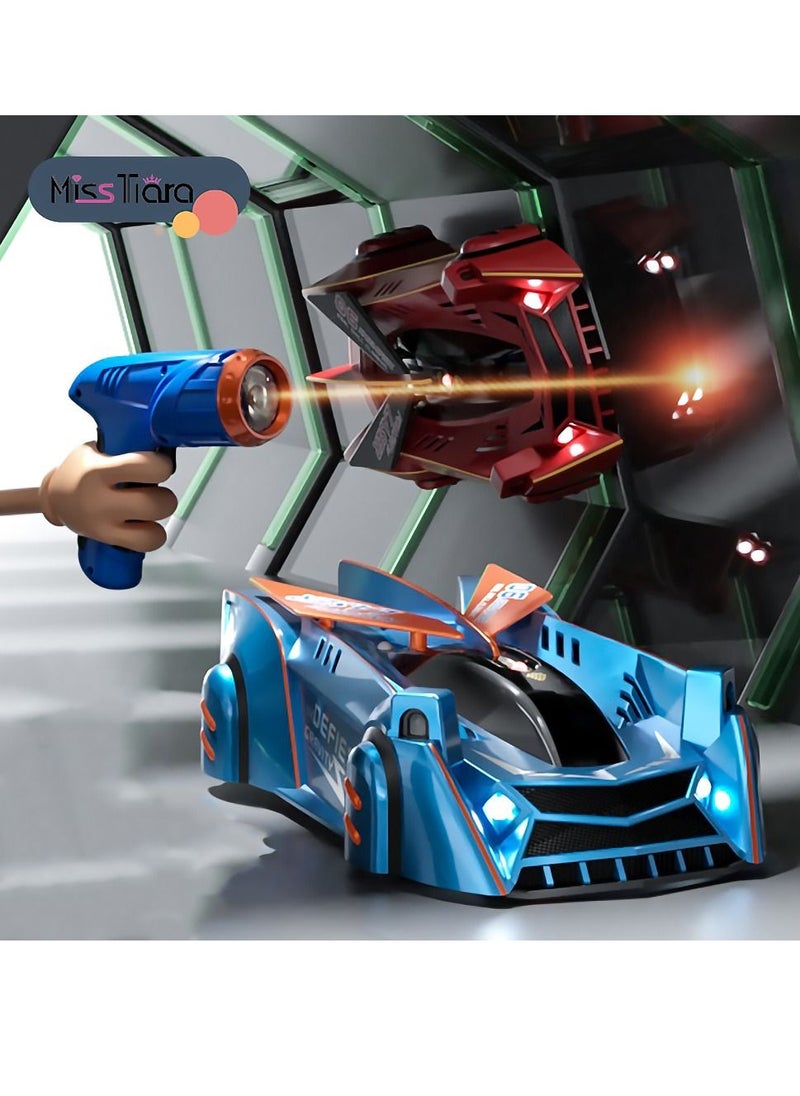MissTiara - Zero Gravity Laser Laser Guided Wall Racer Wall Climbing Race Car Blue - Image 1