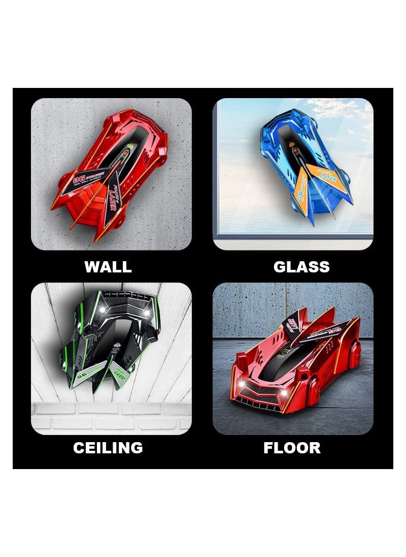 MissTiara - Zero Gravity Laser Laser Guided Wall Racer Wall Climbing Race Car Blue - Image 1