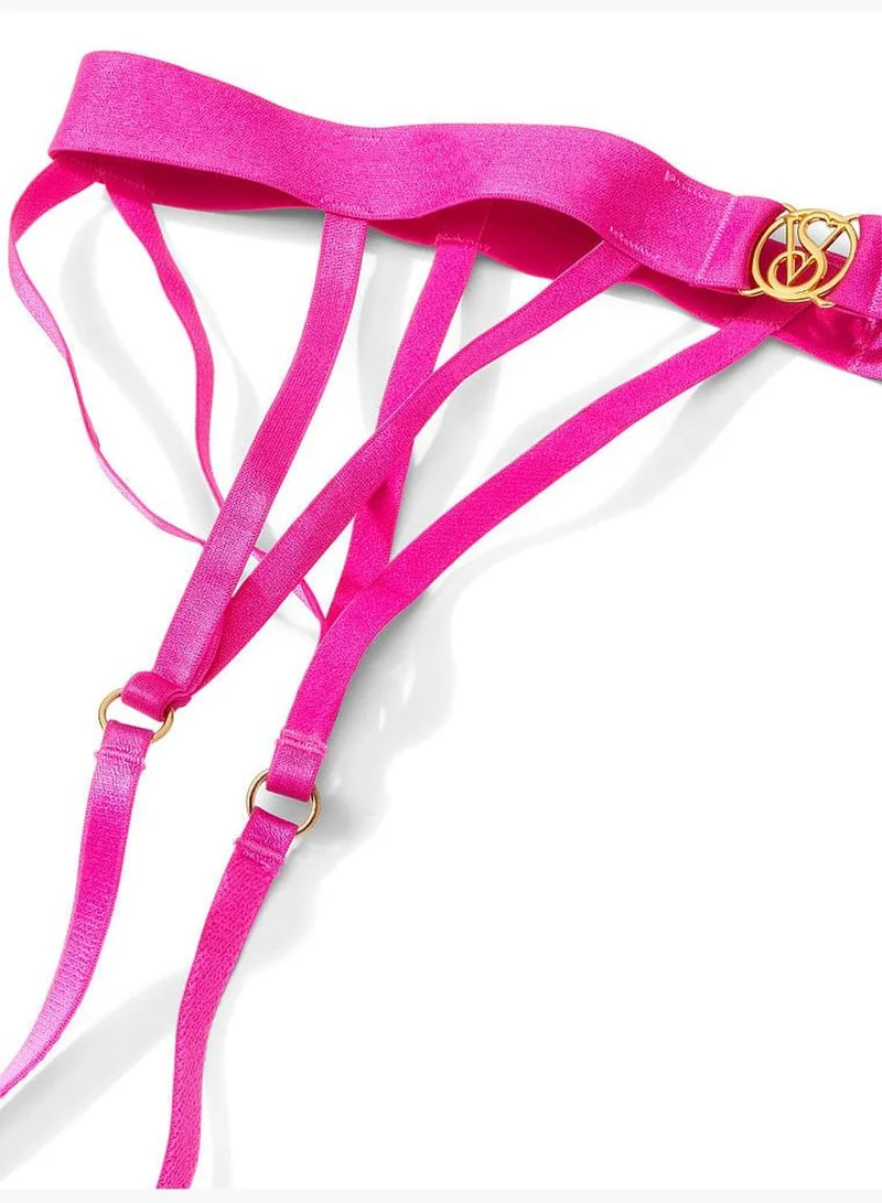 victoriassecret - invalid brand Icon by Victoria's Secret Strappy Logo Garter  Belt | Best Price UAE