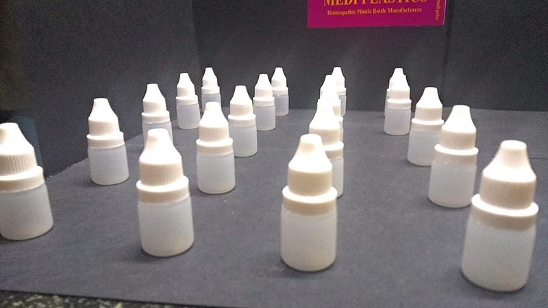 dinojames 5ml Sealed Liquid Dropper Bottles For Homeopathic and Ayurvedic with Cap and Inner -50pieces. - Image 1