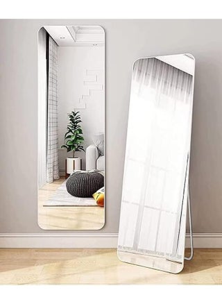 مرايا بطول 147 × 37 سم، مرايا أرضية بإطار من سبائك الألومنيوم، مرايا تزيين كبيرة لغرفة النوم، مرايا طويلة مع حامل لغرفة المعيشة وغرفة النوم - pzsku/ZE0BC27824D4D9D54E9B0Z/45/_/1728998671/a5ab6d95-5930-411f-a13d-ea3139bdcd7e