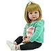 iCradle Lovely Reborn Baby Doll Girl 18 inch 45 cm Soft Body Vinyl Lifelike Baby Doll Realistic Newborn Dolls Handmade Toddler Toy for Ages 3 - Image 3