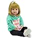 iCradle Lovely Reborn Baby Doll Girl 18 inch 45 cm Soft Body Vinyl Lifelike Baby Doll Realistic Newborn Dolls Handmade Toddler Toy for Ages 3 - Image 2