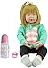 iCradle Lovely Reborn Baby Doll Girl 18 inch 45 cm Soft Body Vinyl Lifelike Baby Doll Realistic Newborn Dolls Handmade Toddler Toy for Ages 3 - Image 4