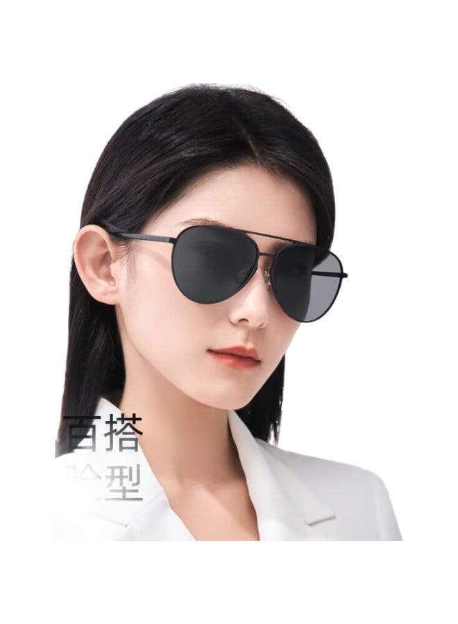 MIJIA Xiaomi Classic Aviator Sunglasses, Polarized Sunglasses, Toad-Eye Glasses, Driving Anti-Glare For Men And Women, Moss Gray - Image 3