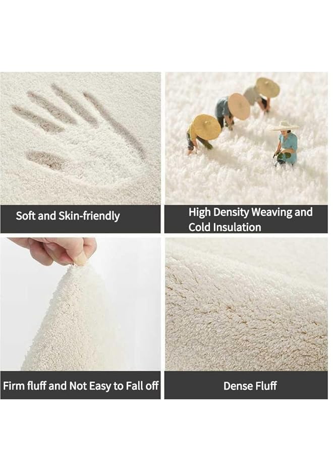 erorex Cute Cat Shaped Rug Anti Slip Bedroom Rug Soft Microfiber Entry Door Mat For Living Room Kids Room Bedroom Bathroom Kitchen Home Decor 120 Cm X 50 Cm - Image 3