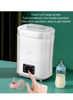 Wtrtr Wtrtr Baby Bottle Sterilizer, Electric Steam Bottle Sterilizer and Dryer, 4-in-1 Baby Bottle Sanitizer Universal Fit for All Baby Items Accessories, white  - Image 2