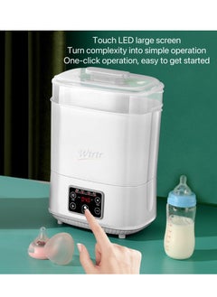 Wtrtr Wtrtr Baby Bottle Sterilizer, Electric Steam Bottle Sterilizer and Dryer, 4-in-1 Baby Bottle Sanitizer Universal Fit for All Baby Items Accessories, white  - Image 4