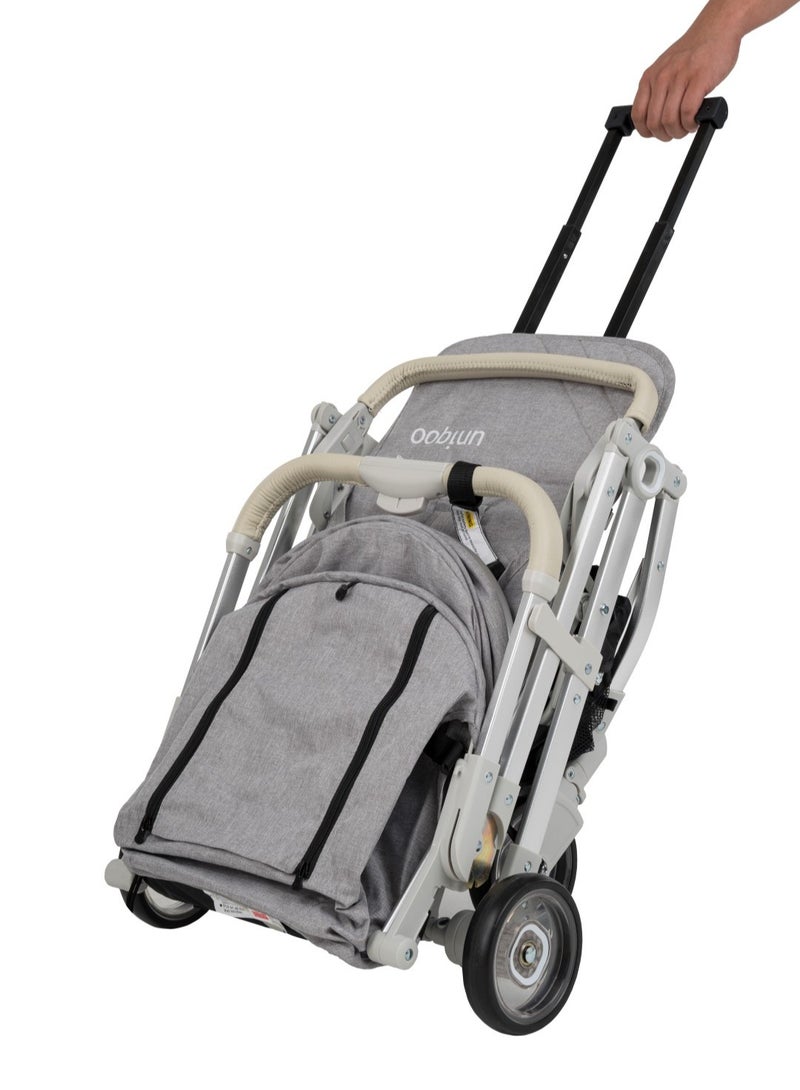 Uniqoo 4 Grey - Urban Stroller With Protective Shield - Image 5