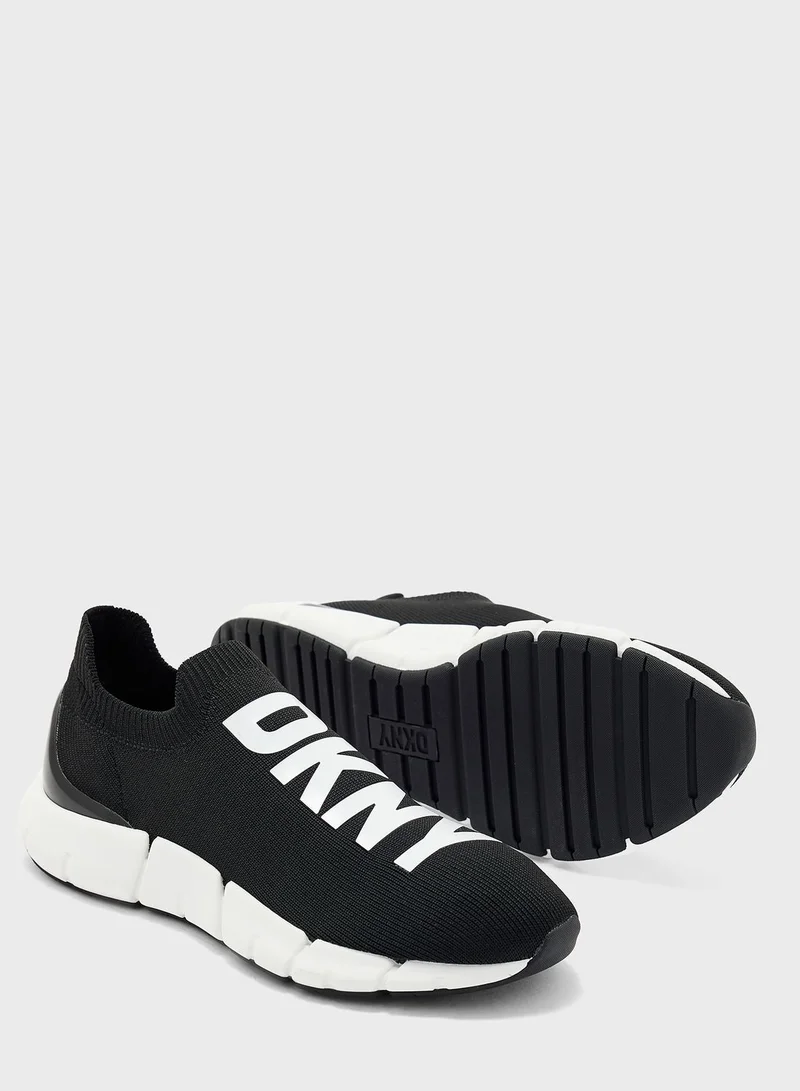 DKNY Adina Monogram Low Top Sneakers
