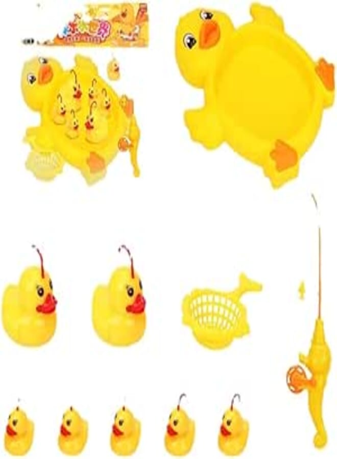 Bath Toy Fishing Game | Fishing Toy Pole For Kids With Ducks - Pool Toys For Boys And Girls Outdoor, Toddler Water Toys Set Games Fun Kids.