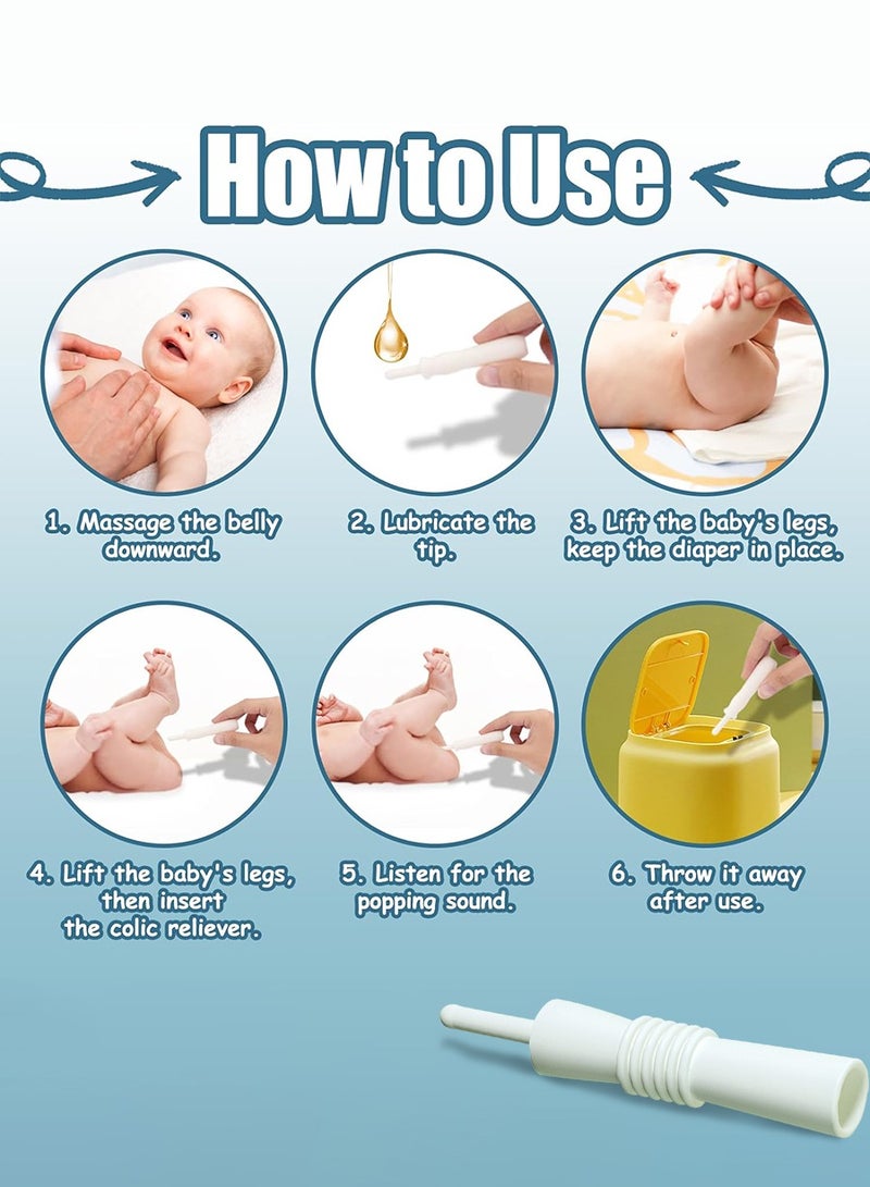 10-Piece Baby Gas and Colic Reliever, Baby Constipation Relief, Suitable From Birth  - Image 4