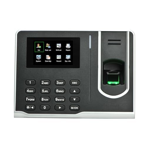 ZKTeco LX15 Biometric Fingerprint Attendance Device | 2.8" TFT Display | USB Data Download & No Monthly Fees | Ideal for Small Offices and Retail Environments - Image 1