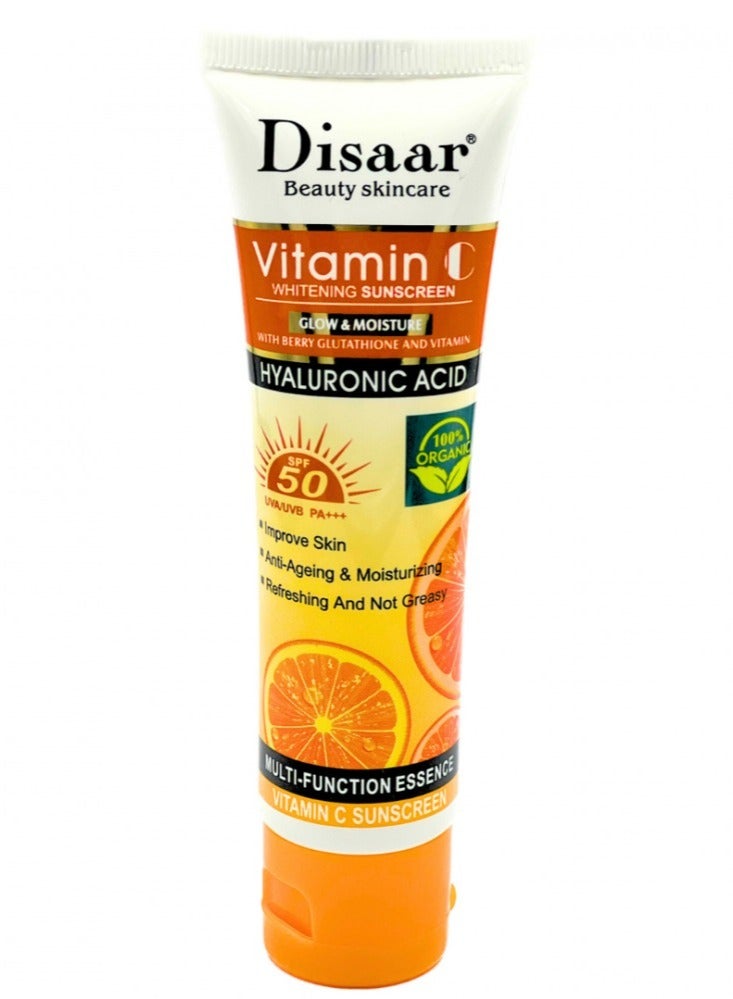 ديسار واقي الشمس المبيض بفيتامين C مع حمض الهيالورونيك 50 جرام - Image 2