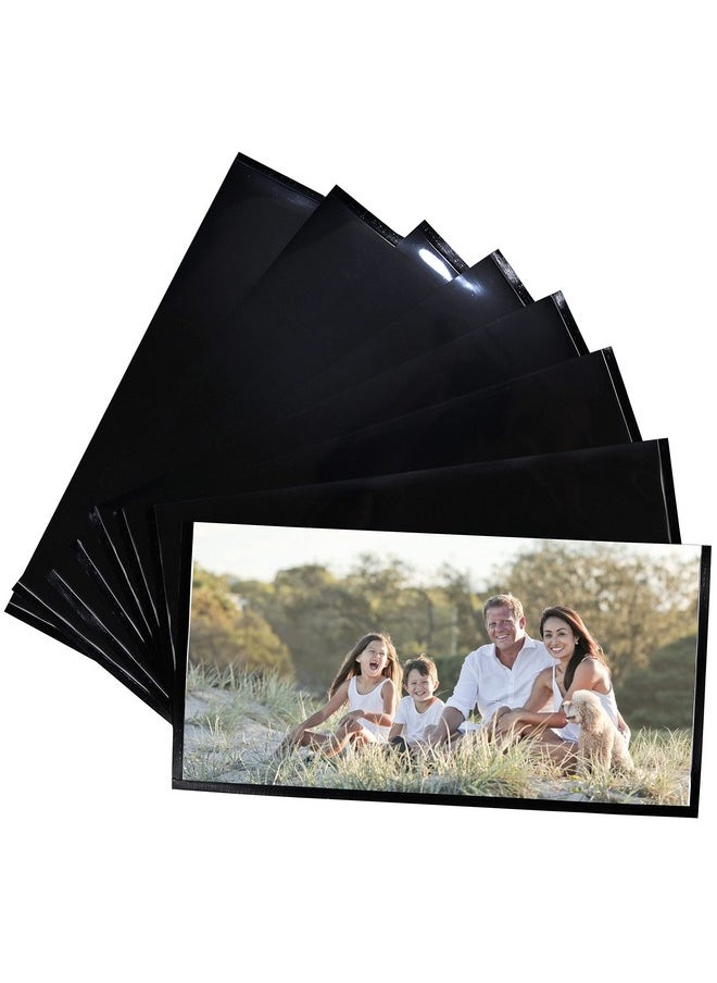 Iconikal Christmas Greetings Picture Magnetic Photo Sleeves, Black, 8 X 4-Inch, 8 Pack  - Image 5