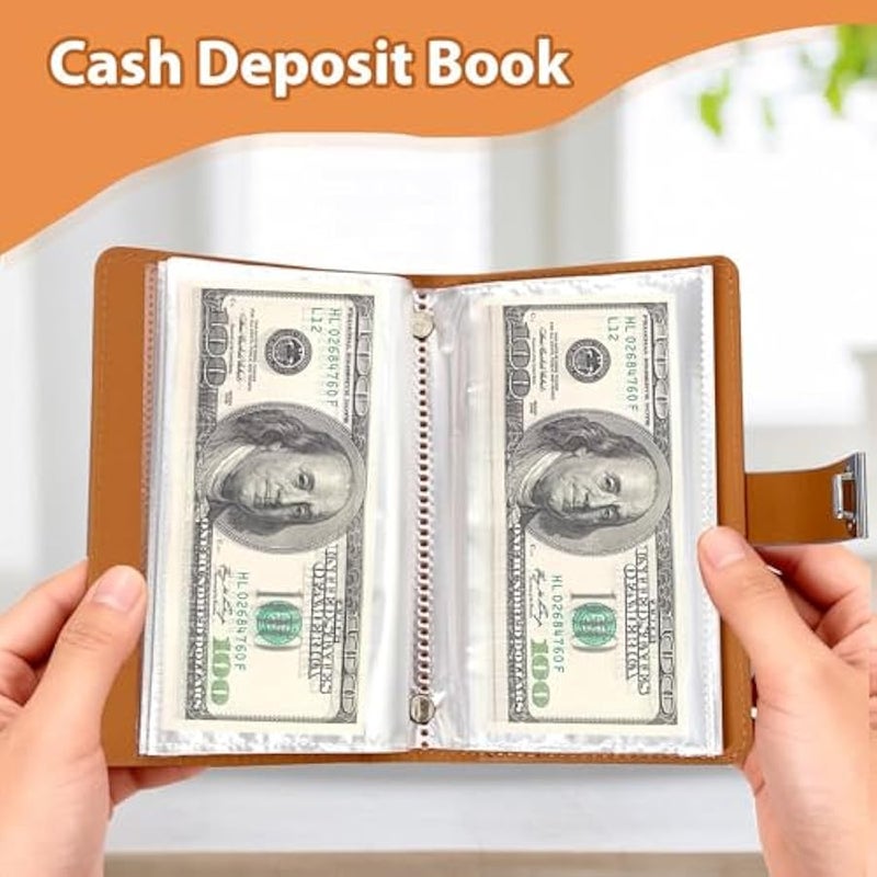 SUSOYAOCHEN 100 Envelope Challenge Binder with Lock, Savings Challenges Book with Envelopes,Envelopes Money Saving Challenge Savings Binder Successfully Reach Your Savings Goals (Black A) - Image 4