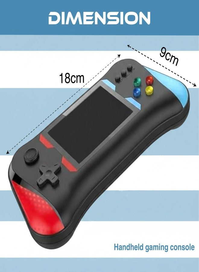 سنابترون جهاز ألعاب محمول سنابترون للأطفال والكبار | جهاز ألعاب كلاسيكي | 500 لعبة فيديو كلاسيكية مدمجة | جهاز ألعاب محمول | شاشة LCD قابلة للشحن 3.5 بوصة للأولاد من 7 إلى 14 سنة | صندوق ألعاب كلاسيكي - Image 3