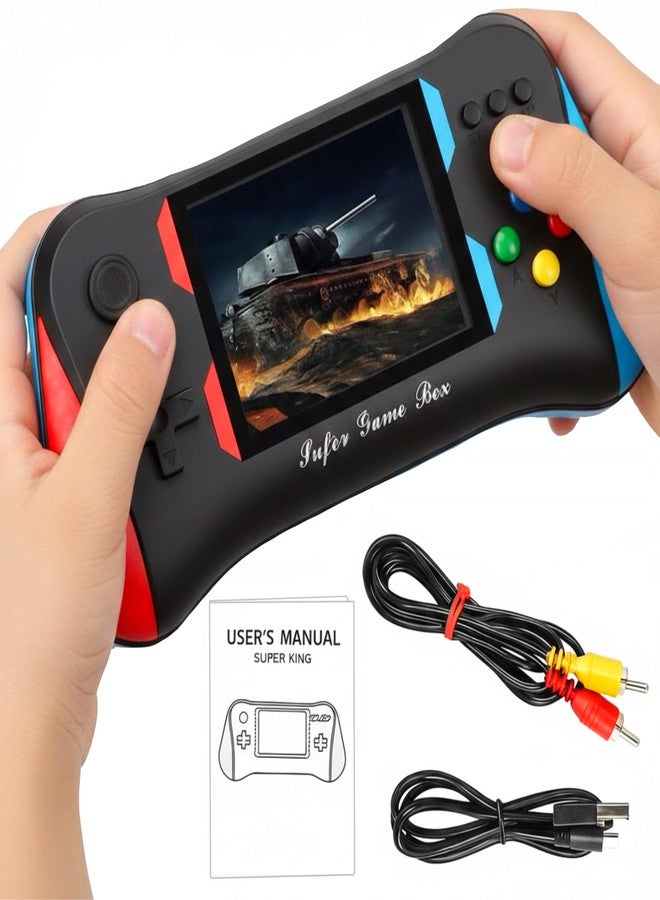 سنابترون جهاز ألعاب محمول سنابترون للأطفال والكبار | جهاز ألعاب كلاسيكي | 500 لعبة فيديو كلاسيكية مدمجة | جهاز ألعاب محمول | شاشة LCD قابلة للشحن 3.5 بوصة للأولاد من 7 إلى 14 سنة | صندوق ألعاب كلاسيكي - Image 1