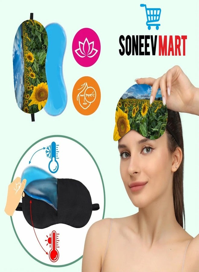 SONEEV MART قناع النوم للعين من هينيسو جل التبريد للعيون المنتفخة والهالات السوداء - Image 5