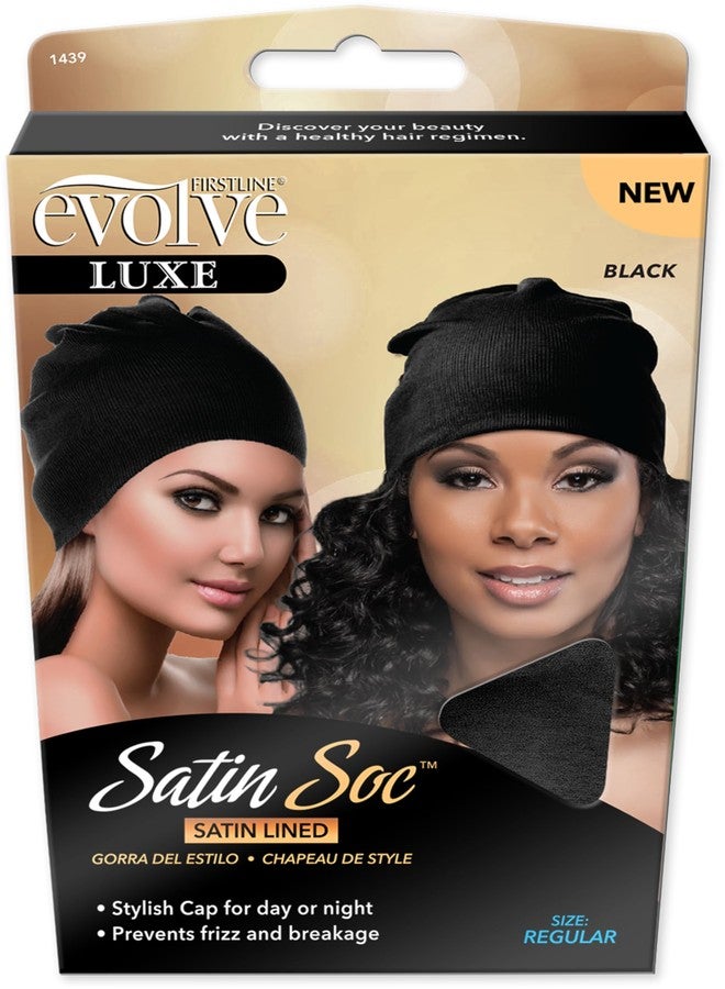 Evolve Satin Soc Black - Image 1