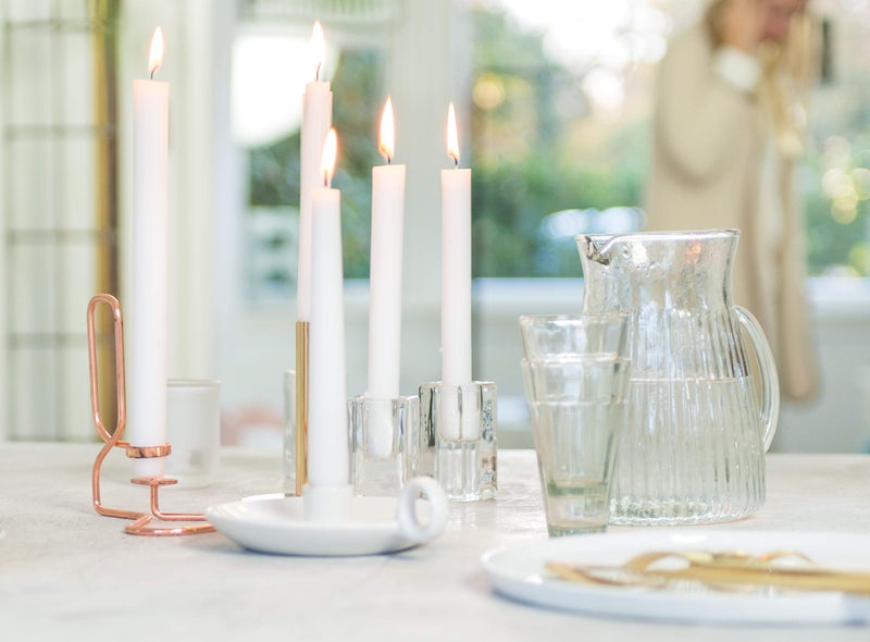 BOLSIUS White Candles 10 Pack - 9 Inch Straight Taper Candle Set - 8 Hour Candlesticks - Fits Most Standard Candle Holders - Premium European Quality - Household, Dinner, Wedding, & Party Candlesticks - Image 2