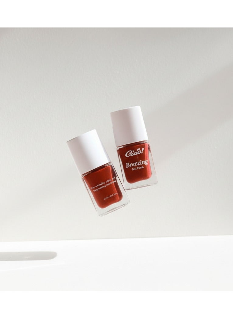 تشاو طلاء اظافر تشاو no: 21 -برتقالى غامق -ماط