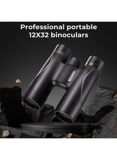 K&F Concept 12x32 Compact Binoculars for Kids and Adults, with BAK4 Prism, FMC Lens, IP65 Waterproof & Neck Strap for Bird Watching Hunting Travel Camping Stargazing  - Image 2