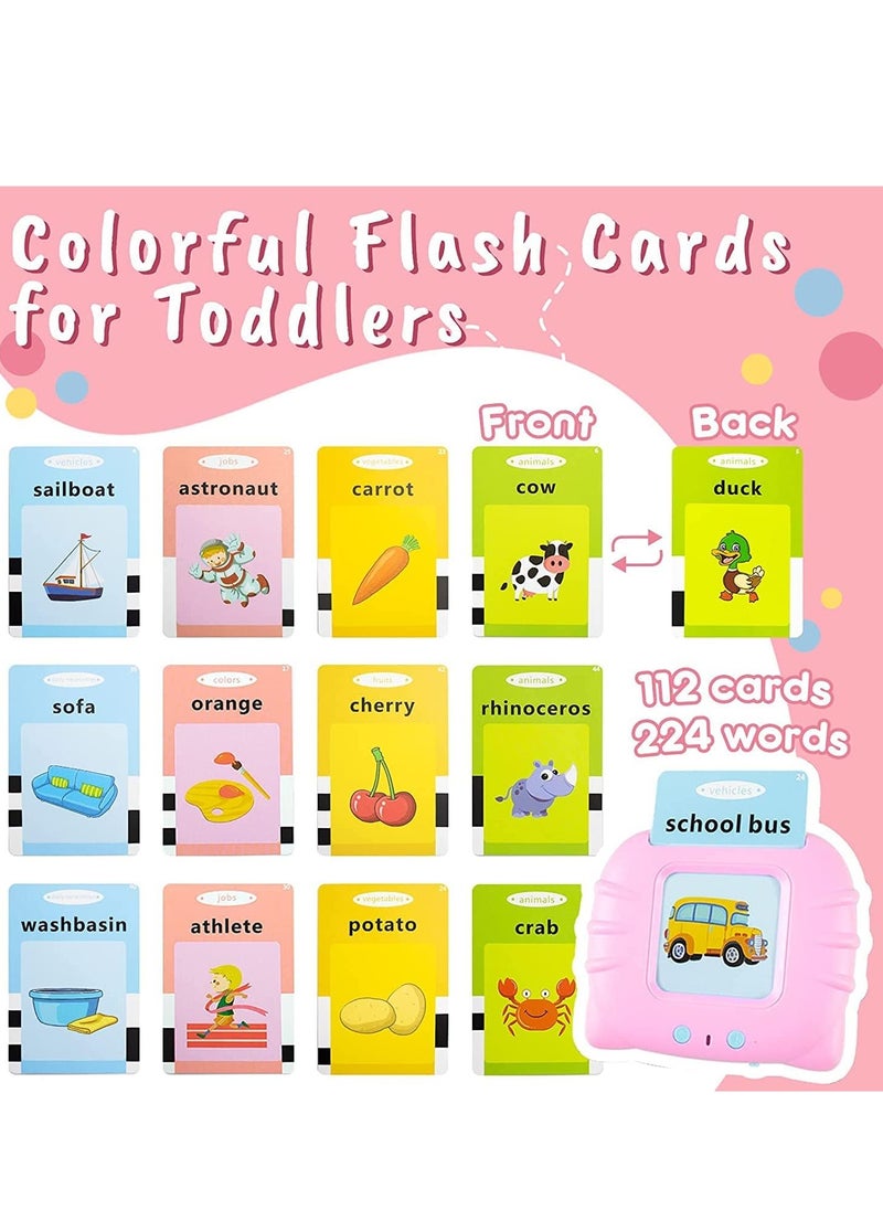 Talking Flash Cards Learning Toys for Toddlers 1 2 3 4 5 6 Year Old,112 Sheets 224 Words - pzsku/ZE0BD189A35C9C6AA0A3AZ/45/_/1730122308/08842649-de4d-4687-9d7f-8aff5a83bd30