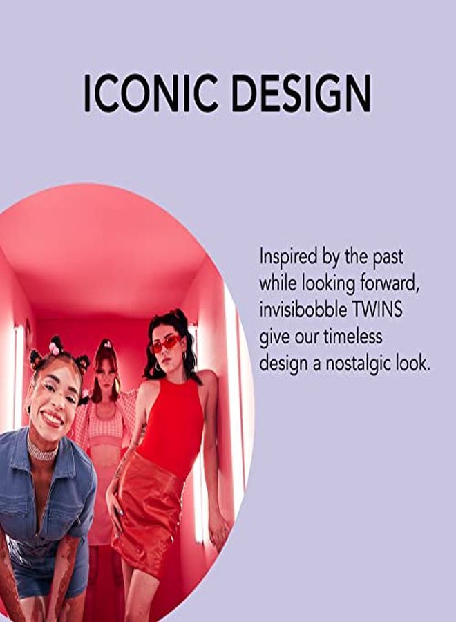 invisibobble Ball Hair Ties With Coil, Twins Purrfection  Ponytail Holder No Damage, Wrap And Twist Painfree Hair Accessories For Girls And Women Gentle For Girls Teens And Thick Hair - Image 3