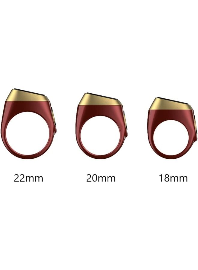 iQIBLA Smart Tasbih Zikr Ring Lite New 2022  only 11.7g 20 MM BROWN - Image 2