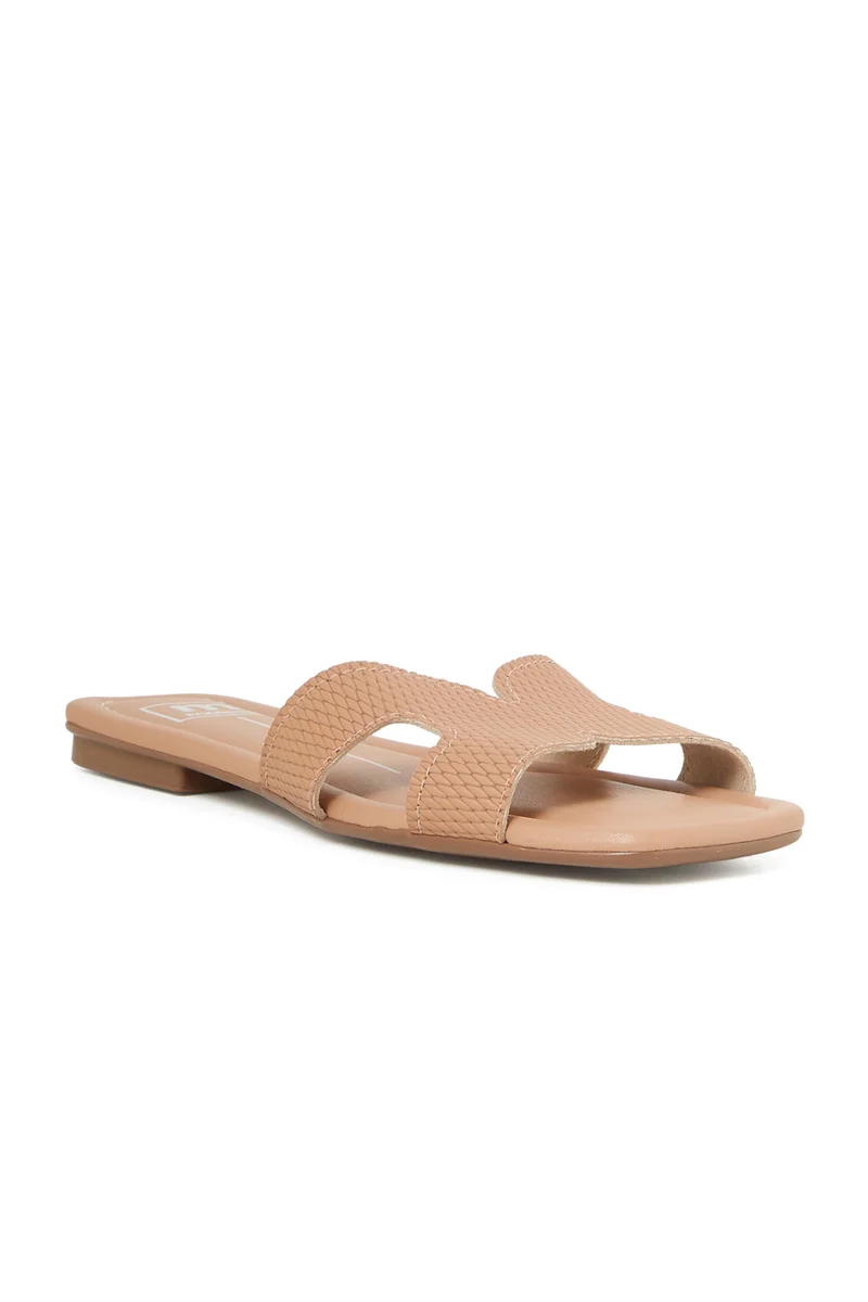 MOLECA MOLECA Ladies Flat Sandals in NUDE | Comfortable Everyday Footwear