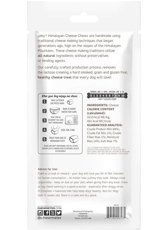 HIMALAYAN PET SUPPLY - Himalayan Yaky Cheese Chew, 100% Natural, Long Lasting, Gluten Free, Healthy & Safe Dog Treats, Lactose & Grain Free, Protein Rich, Stain Free, X-Large, For Dogs 55 Lbs & Over, 5.3 oz - Image 1