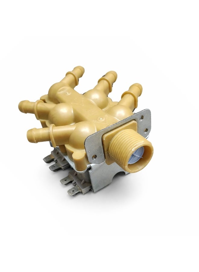 صمام الملف اللولبي خماسي الاتجاهات لغسالة/مجفف الملابس – متوافق مع LG WD22VVS6، WW81126 CTS. - Image 2