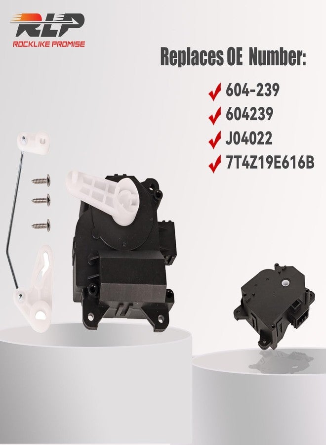 RLP مشغل باب مزج سخان نظام التدفئة والتهوية وتكييف الهواء من RLP متوافق مع سيارات فورد إيدج ولينكولن MKX موديلات 2007-2015، درجة حرارة الهواء الرئيسي الأيسر، بديل لـ 7T4Z19E616B 604-239 (مشغل درجة حرارة الهواء الرئيسي الأيسر) (RLP-604-239240). - Image 2