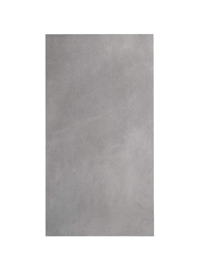 Realeather Suede Leather Sheet for Crafting, 3-4oz, Pewter - Image 1
