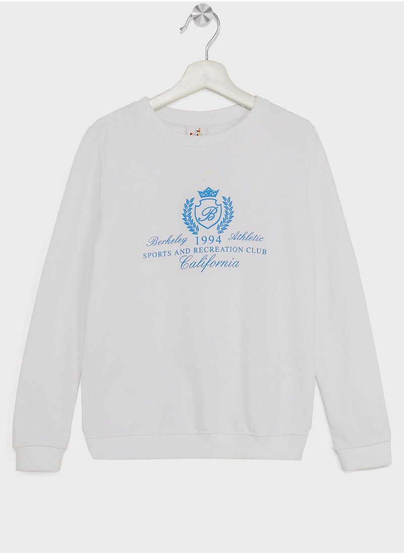 Pinata - Girls Text Printed Sweatshirt - Image 1
