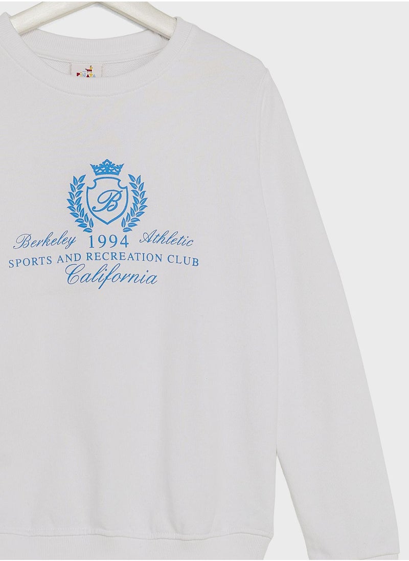 Pinata - Girls Text Printed Sweatshirt - Image 1