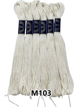Airo Muline Etamine Cotton Embroidery Thread Thread 6 Piece Set 