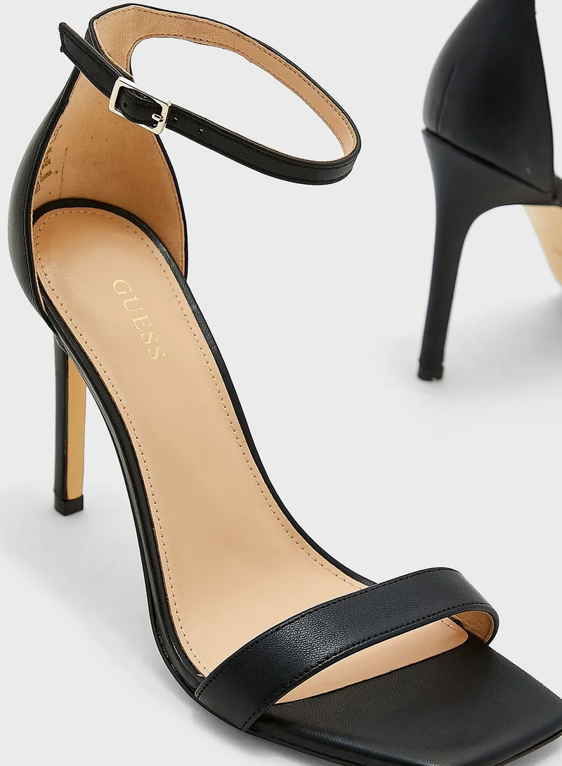 GUESS Ankle Strap High Heel Sandals