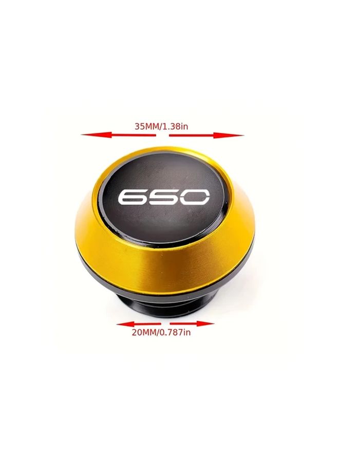 Grey Motorcycle Engine Oil Filler Cap Oil Plug Cover For Z900 RS SE Z650 Ninja 650 500 Versys 650 Z900RS Z900SE Oem Style Precision Design Reinforced Material Leakproof Seal - Image 2